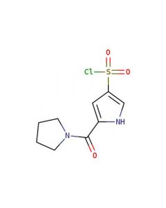 Astatech 5-(PYRROLIDINE-1-CARBONYL)-1H-PYRROLE-3-SULFONYL CHLORIDE; 1G; Purity 95%; MDL-MFCD09863284